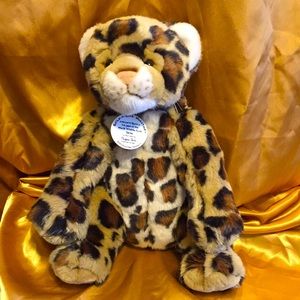 Cheetah Plush Build a Bear WWF Leopard, 12”, NWT
